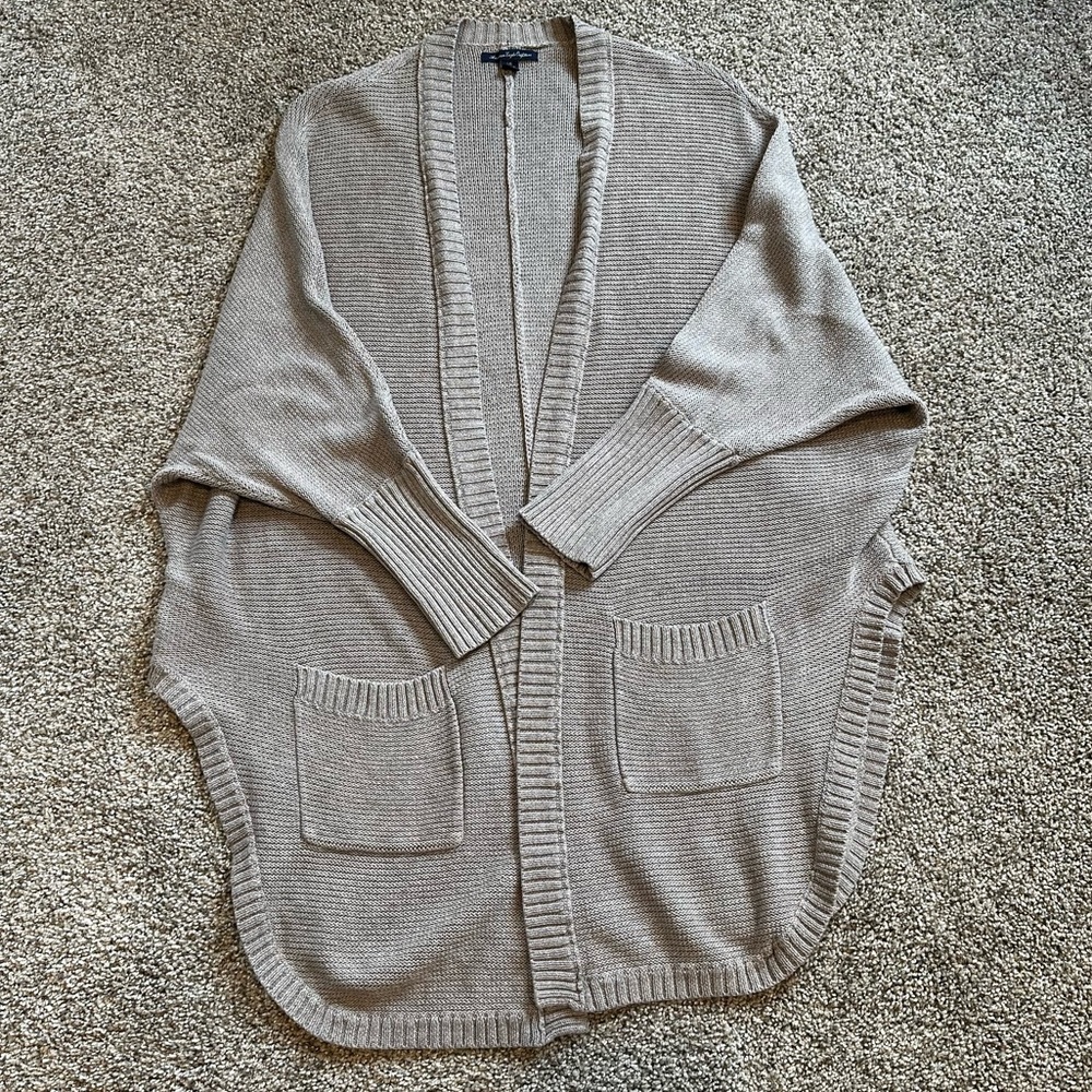Beige American Eagle Cardigan